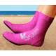 Vincere Sports Sand Socks Soft Soled Watersport Sock - Womens-Pink-X-Small