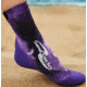 Sand Socks Soft Soled Watersport Sock - Womens-Purple Galaxy-X-Small