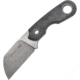 Viper Berus 2 Fixed Blade Black Knife, 2.5 stonewash finish Bohler M390 stainless sheeps, Black canvas micarta handle, VT4014CB