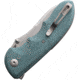 Viper Moon Button Lock Folding Knife, 3.5in, MagnaCut Steel, Stonewashed Blade, Green Canvas Micarta Handle, V6010TE