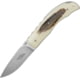 Viper Quality Feather Folding Knife, 3.25in, Bohler N690, Satin Blade, Natural Resin Handle w/ Woodcock Feather Handle Insert, V5500IN-BC