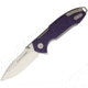Viper Storm Linerlock Folding Knife, Storm Linerlock, 4.5in Closed, 3in Satin Bohler M390 SS Drop Point, Purple G10 Handle, Thumb Stud, Pocket Clip, Designed By Rick Hinderer, V5954GP