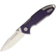 Viper Storm Linerlock Folding Knife, Storm Linerlock, 4.5in Closed, 3in Satin Bohler M390 SS Drop Point, Purple G10 Handle, Thumb Stud, Pocket Clip, Designed By Rick Hinderer, V5954GP
