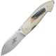 Viper Timeless Feather Folding Knife, 2.75in, Bohler N690, Satin Blade, Natural Resin Handle w/ Jay Feather Handle Insert, V5400IN-GH