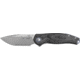 Viper Vale Black SureTouch Folding Knife, 4.13in Closed, 3in Stonewash CPM Magnacut SS Blade, Black Sculpted Suretouch Handle, V6006GG
