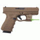 Viridian Reactor 5 Green Laser With ECR And Holster For Glock 19/23 Flat Dark Earth