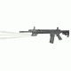 Viridian X5L GEN2 Universal Green Laser Sight, 178 Lumen Tactical Light w/Remote Switch for Rifles/Shotguns, Black, X5L-RS