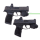 Viridian Weapon Technologies CTL Compact Rechargeable Weapon Light for Sig P365, 550 Lumens, Black, 930-0039