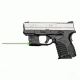 Viridian Weapon Technologies Reactor 5 Gen2 ECR Green Laser With IWB Holster For Springfield XDS