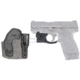 Viridian Weapon Technologies Reactor TL Gen 2 Tactical light for Smith &amp; Wesson M&amp;P Shield 45ACP featuring ECR and Radiance with Ambi IWB Holster, Black, 920-0044