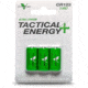 Viridian Weapon Technologies Tactical Energy+, CR123A Lithium Battery, 3-Pack, 350-0006