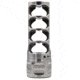 Vision Products Vulcan Brake, 5/8-24, 6.5mm / .264, Stainless steel, RAW, Raw Stainless Steel, VISION-434