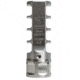 Vision Products Vulcan Brake, 5/8-24, 6.5mm / .264, Stainless steel, RAW, Raw Stainless Steel, VISION-434