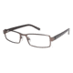 Visions 197 Eyeglass Frames - Frame Matte Brown/ Translucent Brown, Size 54/18mm VIVISION19702
