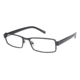Visions 197 Eyeglass Frames - Frame Matte Navy/ Black, Size 54/18mm VIVISION19703