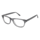 Visions 203 Bifocal Prescription Eyeglasses - Frame Grey Translucent, Size 49/16mm VIVISION20302