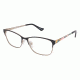 Visions 233 Eyeglass Frames - Frame MATTE BLACK/GLD, Size 53/15mm VIVISION23301