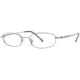 Visions 153 Single Vision Prescription Eyeglasses - Frame Light Gunmetal, Size 49/18mm VIVISION15303