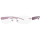 Visions 167 Eyeglass Frames - Frame Raspberry, Size 52/18mm VIVISION16701