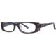 Visions 172 Eyeglass Frames - Frame Black/Purple, Size 50/16mm VIVISION17201