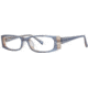 Visions 172 Eyeglass Frames - Frame Blue/Silver, Size 50/16mm VIVISION17203
