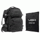 Vism 2911 Series Tactical Backpack with Ballistic Soft Panel-Rectangle Cut 10in X12in, Black BSCBB2911-A
