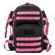 Vism 2911 Series Tactical Backpack with Ballistic Soft Panel-Rectangle Cut 10in X12in, Black w/Pink Trim BSCBPK2911-A