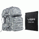 Vism 2911 Series Tactical Backpack with Ballistic Soft Panel-Rectangle Cut 10in X12in, Camo BSCBD2911-A