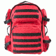 Vism 2911 Series Tactical Backpack with Ballistic Soft Panel-Rectangle Cut 10in X12in, Red BSCBR2911-A