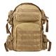 Vism 2911 Series Tactical Backpack with Ballistic Soft Panel-Rectangle Cut 10in X12in, Tan BSCBT2911-A