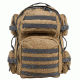 Vism 2911 Series Tactical Backpack with Ballistic Soft Panel-Rectangle Cut 10in X12in, Tan U Gry Trim BSCBTU2911-A