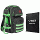 Vism 2911 Series Tactical Backpack with Ballistic Soft Panel-Rectangle Cut 10in X12in, Zombie Green BSCBZ2911-A