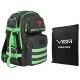 Vism 2911 Series Tactical Backpack with Ballistic Soft Panel-Rectangle Cut 10in X12in, Zombie Green BSCBZ2911-A