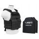Vism 2924 Series Plate Carrier Vest w/ Two Ballistic Plates