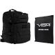 Vism 2974 Series Assault Backpack with Ballistic Soft Panel-Rectangle Cut 11in X14in, Black BSCBAB2974-A