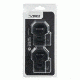 VISM 30mm Tactical Rings/1.1In Height, Black VR30T11