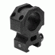 VISM 30mm Tactical Rings/1.3In Height, Black VR30T13