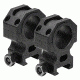 VISM 30mm Tactical Rings/1.3In Height, Black VR30T13