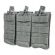 VISM AR PVC Triple Magazine Pouch, Urban Gray, 8.75in. L x 6.5in. W x 0.5in. H 196654