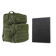 Vism Assault Backpack w/11x14in Level IIIA Hard Ballistic Plate, Green BUFLCBAG2974-A