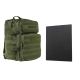 Vism Assault Backpack w/11x14in Level IIIA Hard Ballistic Plate, Green, BUFLCBAG2974-A
