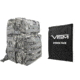Vism Assault Backpack w/ Ballistic Soft Panel-Rectangle Cut 11 X 14 in, Digital Camo, BSCBAD2974-A