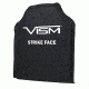 Vism Ballistic Soft Panel -Shooters Cut 10in X12in, Black BSC1012
