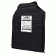 Vism Ballistic Soft Panel -Shooters Cut 11in X14in, Black BSC1114