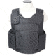 VISM Black Outer Carrier Vest w/Four Level IIIA Ballistic panels, Small, Black, BSO3AVBS