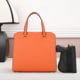 VISM BW5520 PU Leather Purse, Orange, BW5520OR