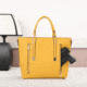 VISM BW6850 PU Leather Purse, Yellow, BW6850Y