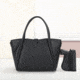 VISM BW8868 PU Leather Purse, Black, BW8868B