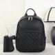 VISM BW9938 PU Daypack, Black, BW9938B
