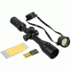 Vism 3-9X42 Rifle Scope With Integrated Red Laser/Black with Mil-Dot Reticle VSFLRBM3942G